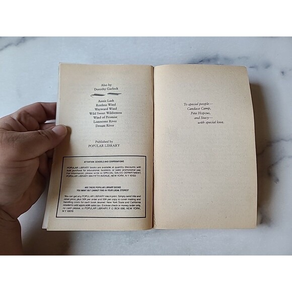 River of Tomorrow by Dorothy Garlock (1988, Mass Market) - Picture 3 of 10